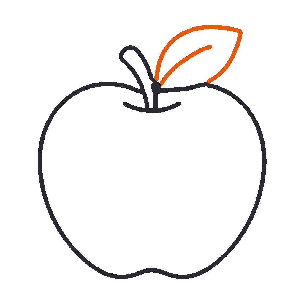 Smiley Apple, step 3