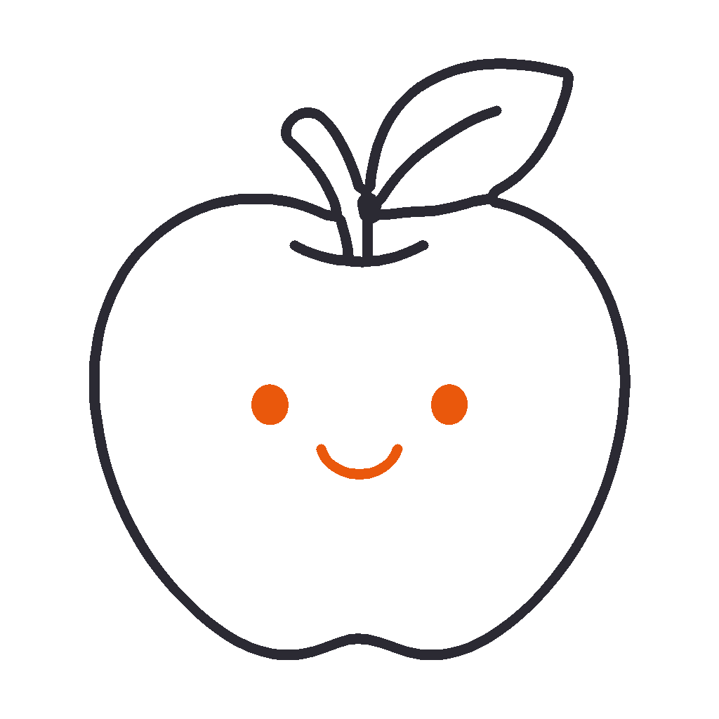 Smiley Apple, step 4
