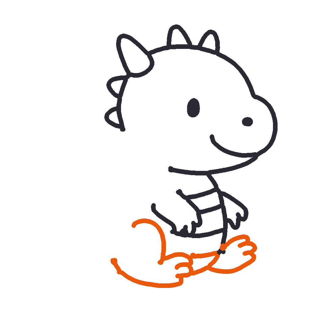 Baby Dragon, step 6
