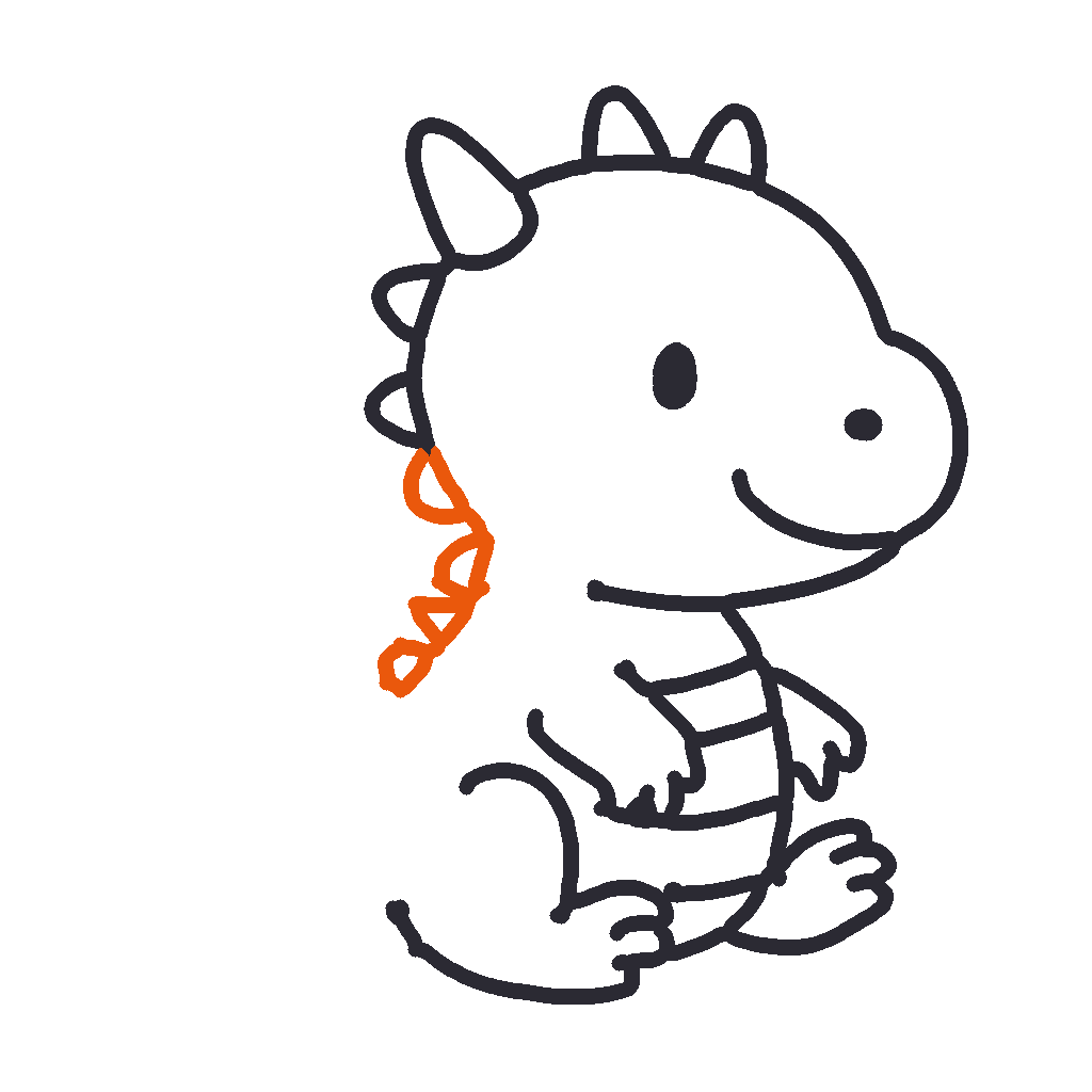 Baby Dragon, step 7