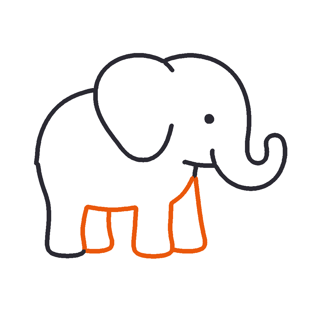 Elephant, step 5