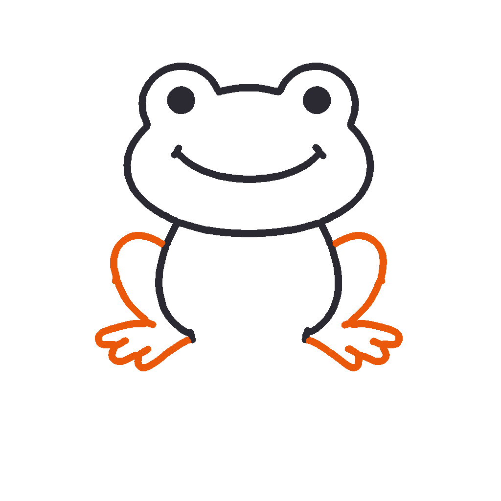 Happy Frog, step 4