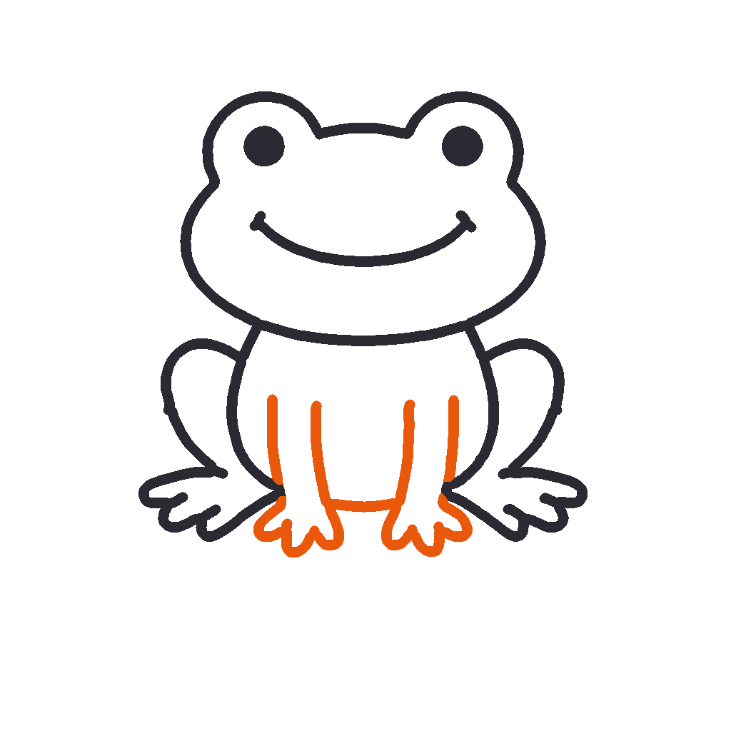 Happy Frog, step 5