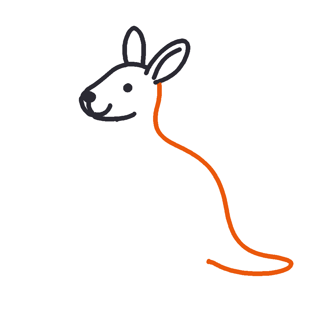 Kangaroo and Joey, step 3