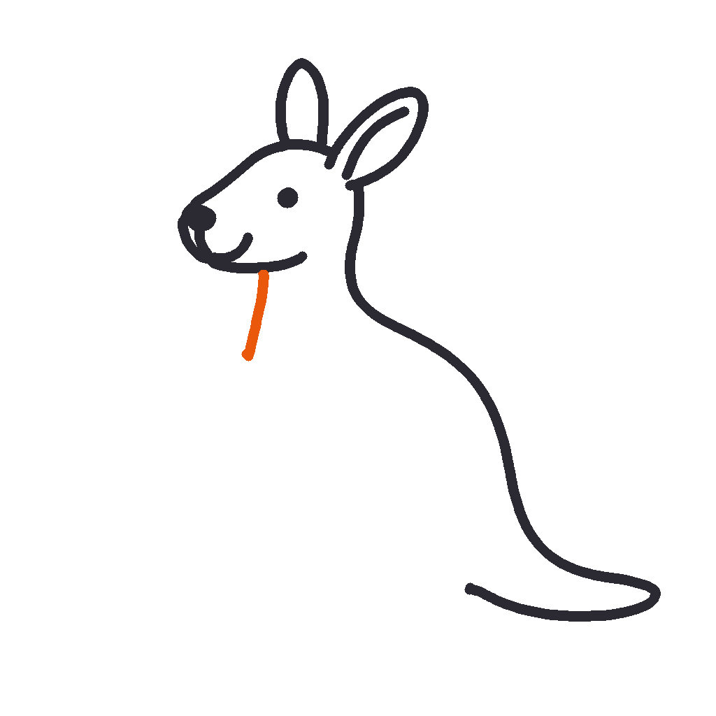 Kangaroo and Joey, step 4
