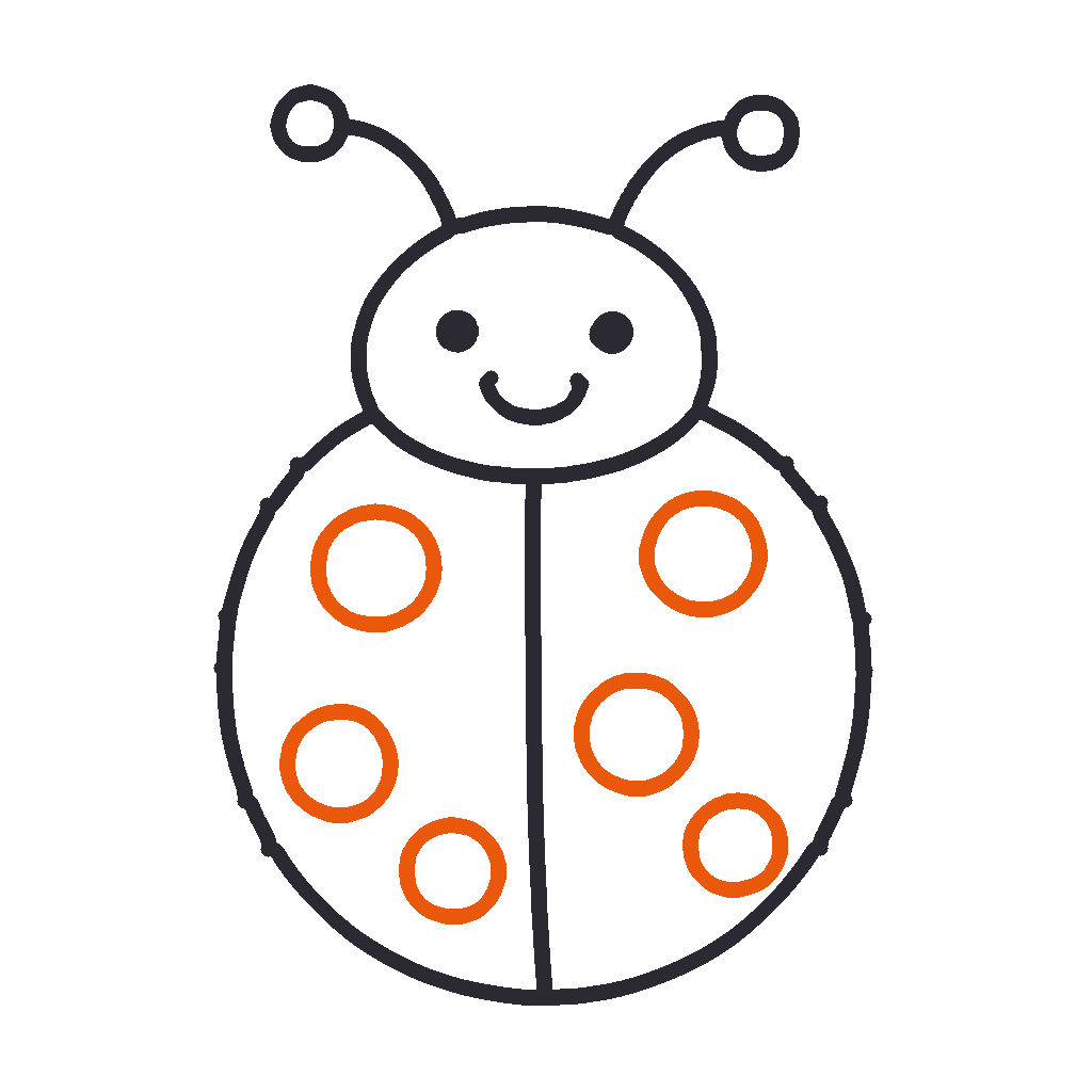 Smiley Ladybug, step 5