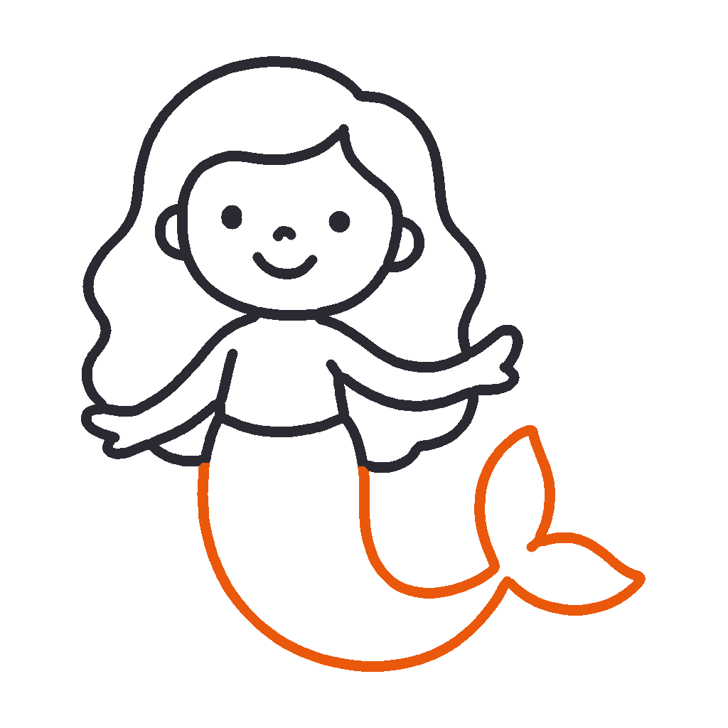 Little Mermaid, step 5
