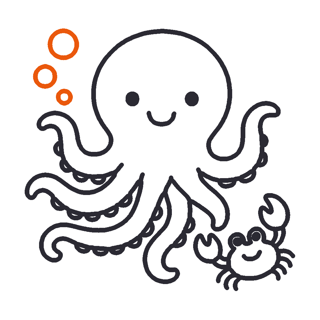 Octopus and Crab, step 6