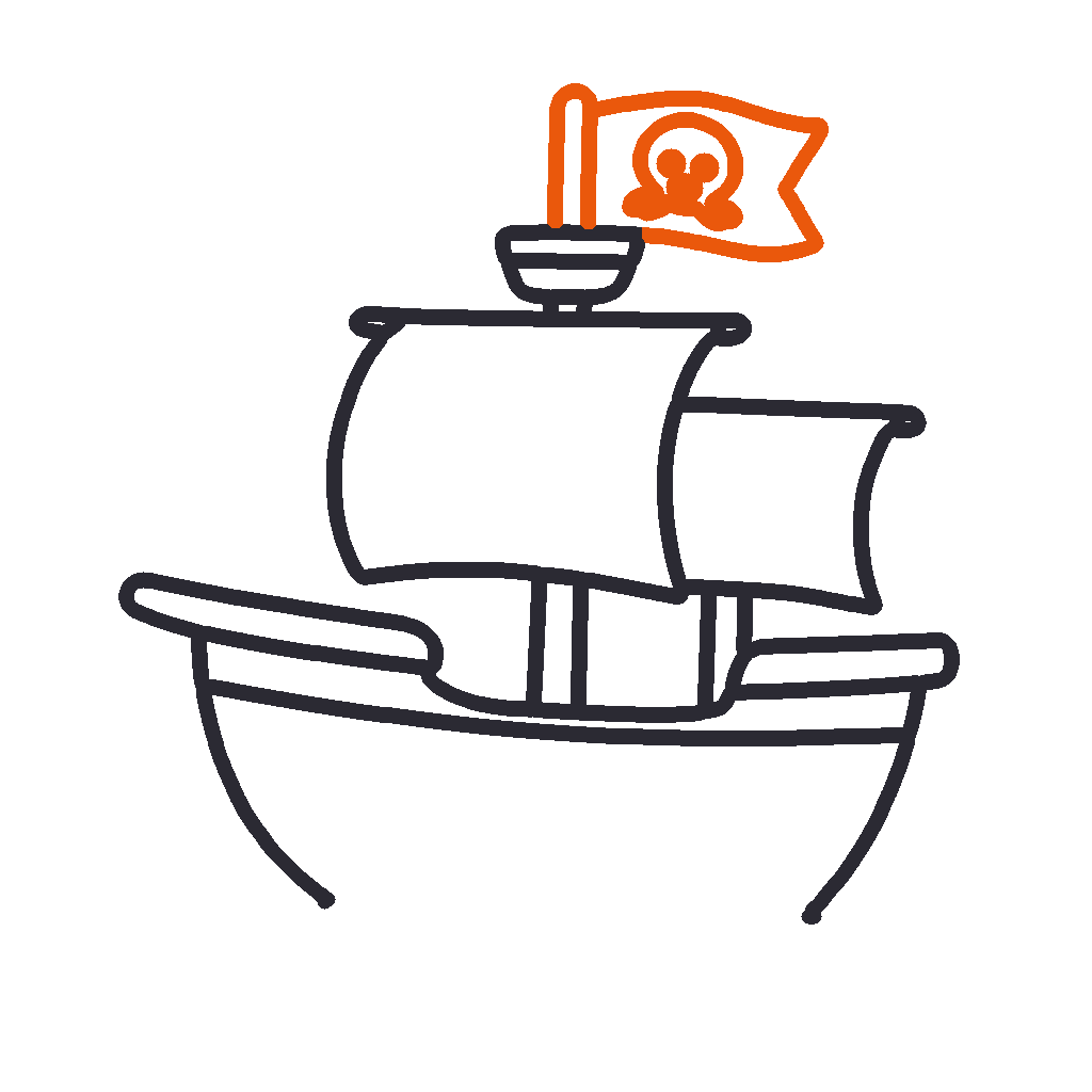 Pirate Ship, step 7