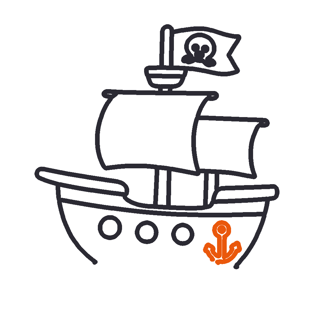 Pirate Ship, step 9