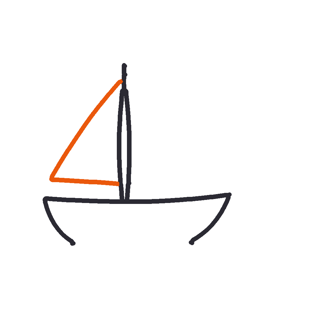 Sailboat, step 3
