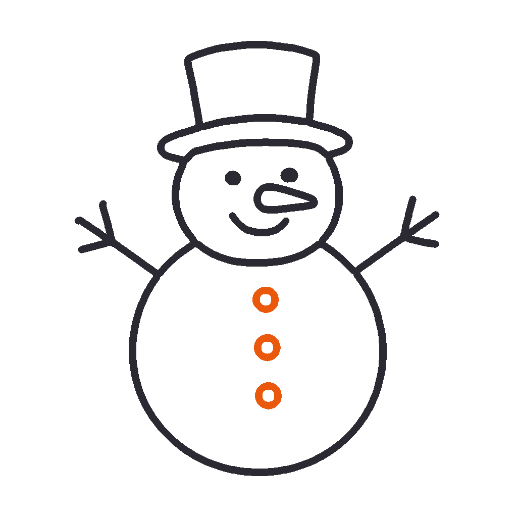 Snowman, step 6
