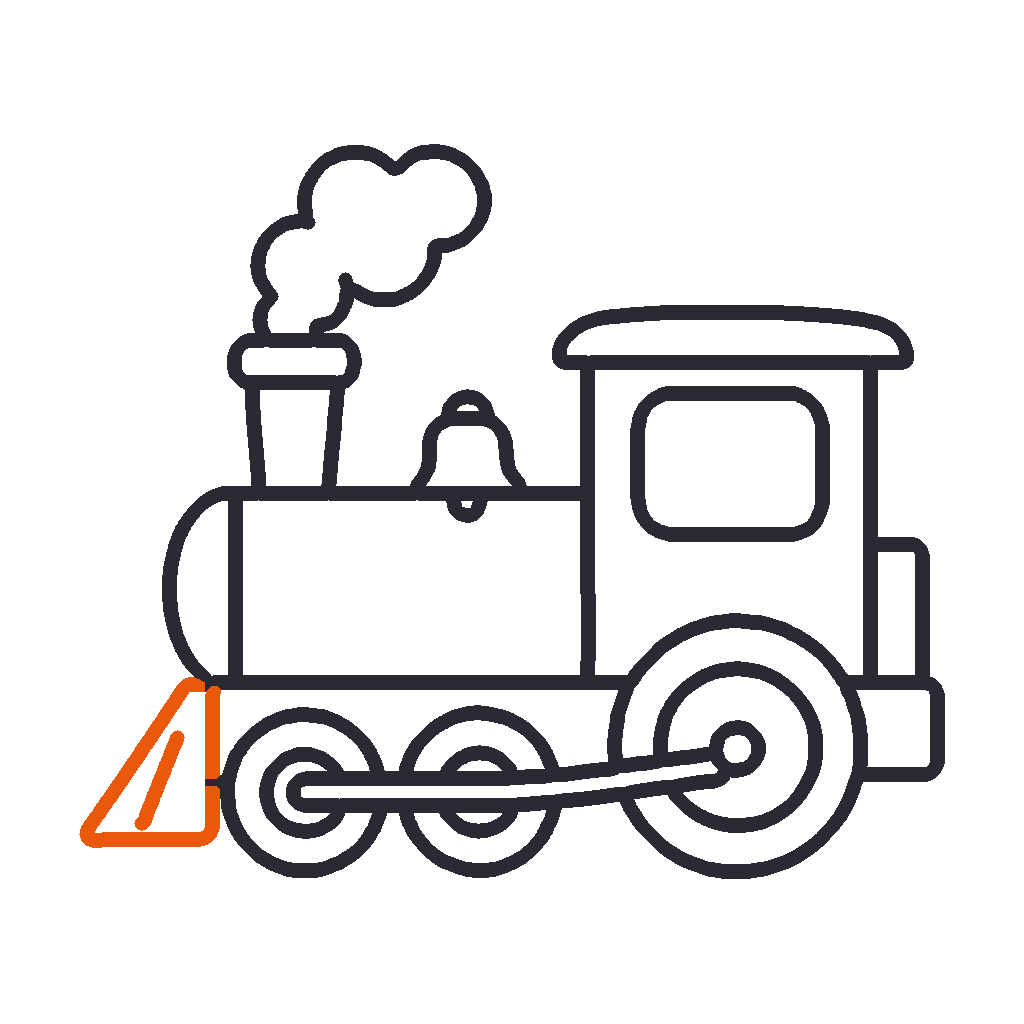 Steam Train, step 10