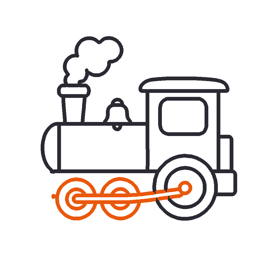 Steam Train, step 9