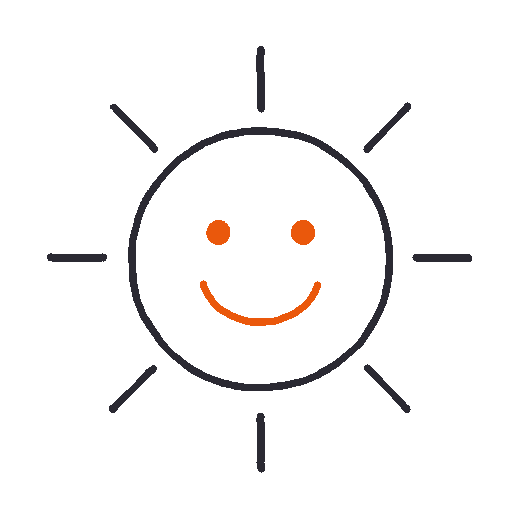 Happy Sun, step 3