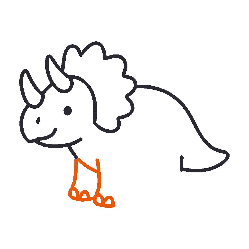 Triceratops, step 5
